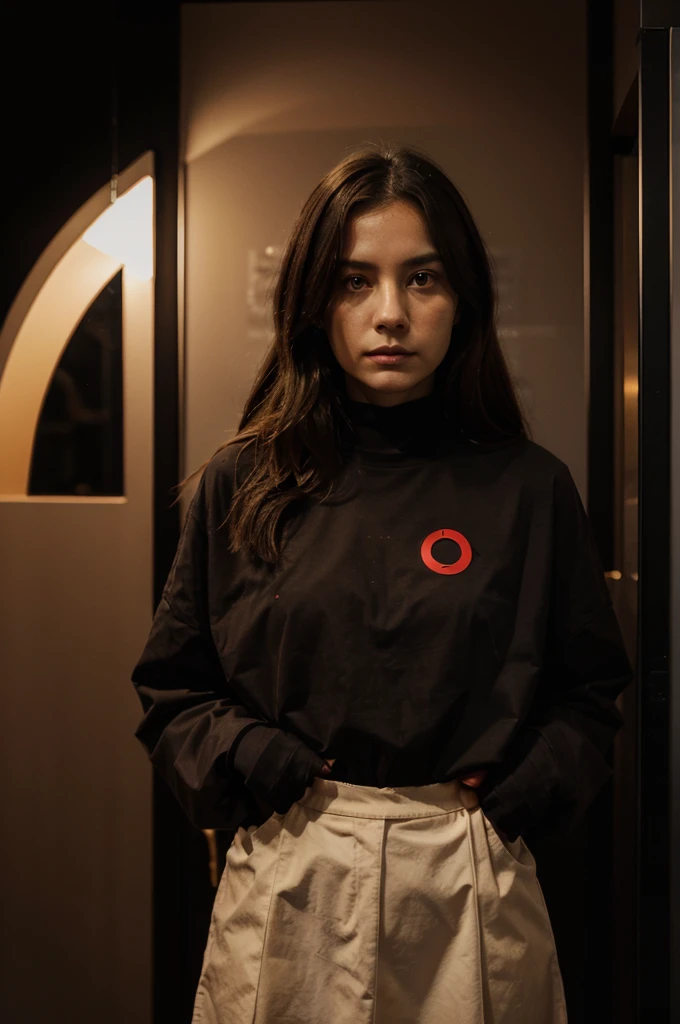 Ghotic dark gold red circle "Dark Room Store 2022"
