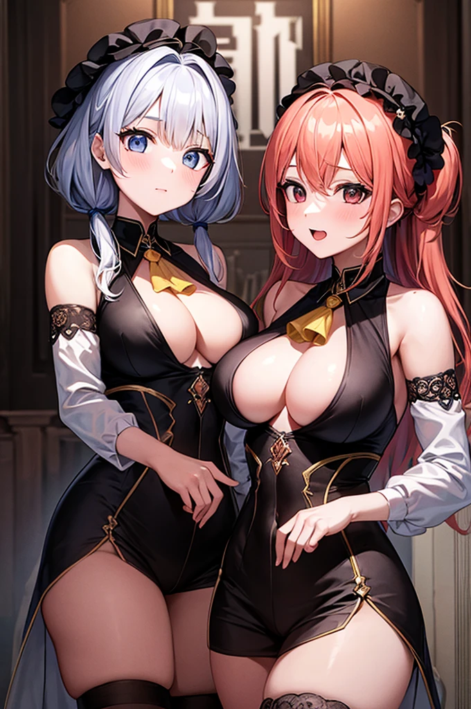 Two Girls,roromiya,ririchiyo,,Ascot, masterpiece, Highest quality