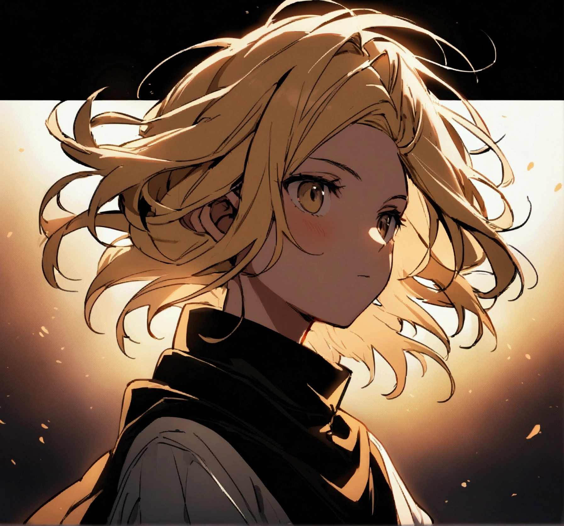create a character named haru his hair blond