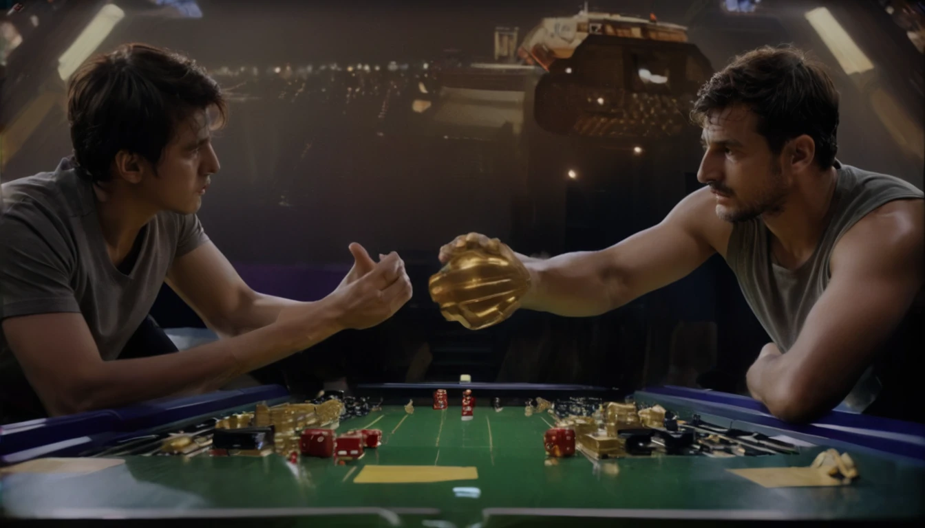 A triptych image showing three intense moments from the match. Each panel focuses on the Go board with the players' hands making moves. The central panel shows a critical moment with both human and AI "thinking" visualized above. Detailed, realistic style with high contrast.