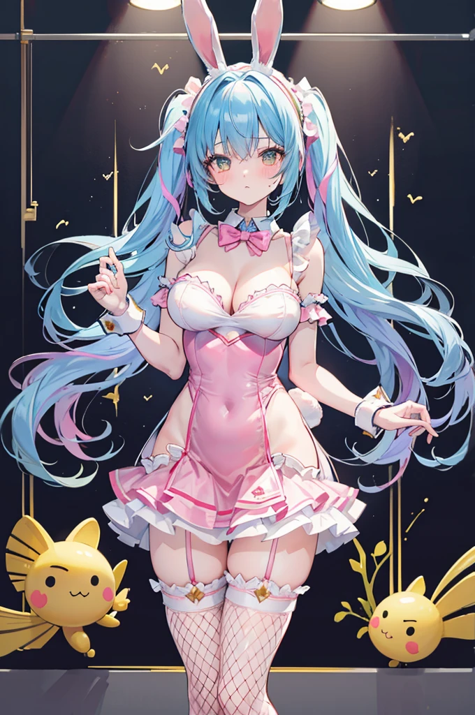 Vulgar,low angle,from below, ((panty shot)),(nsfw),((white panties focus)), ((1girl, showing white elegant see through panties and beautiful pink nippleasterpiece:1.4, best quality)), ((masterpiece, highest resolution)), (beautiful illustration),(semi long beautiful silver-green hair),
(lifting white elegant see through shirt,beautiful pink nipples)), (flower printed elegant flair skirt), (looking at the viewer),
innocent smile, sexy look,night,entertainment street, neon,cinematic lighting, Lace chalker, wristband, fingerless gloves, white fishnet tights