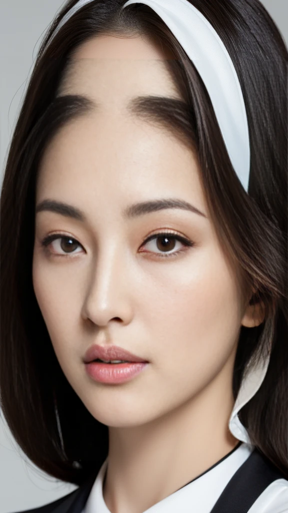 ((Angelina Sole)),((Highest quality, 8k, masterpiece : 1.3)), Sharp focus : 1.2, Beautiful woman with perfect figure : 1.4, Slim Abs : 1.2, ((Thick black hair)), (Natural light, City Street : 1.1), Highly detailed face and skin texture, Beautiful Eyes, double eyelid、((Professional makeup:1.3))、((Sexy Mature:1.3))、Thick lips、Lip gloss、eye make up,((Arabic:1.3)),Close-up portrait, Model Body、Wear a business suit, Sharp focus, Perfect dynamic composition, 美しくてBeautiful Eyes, Thin Hair, ((White Division:1.3)),1 person,White innerwear,Fair skin,