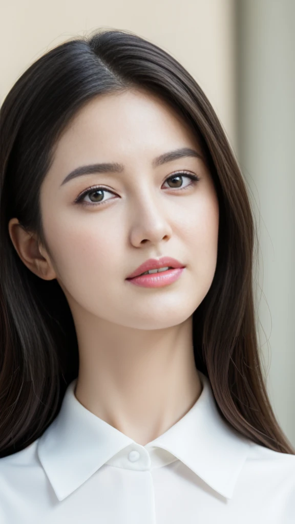 ((Angelina Sole)),((Highest quality, 8k, masterpiece : 1.3)), Sharp focus : 1.2, Beautiful woman with perfect figure : 1.4, Slim Abs : 1.2, ((Thick black hair)), (Natural light, City Street : 1.1), Highly detailed face and skin texture, Beautiful Eyes, double eyelid、((Professional makeup:1.3))、((Sexy Mature:1.3))、Thick lips、Lip gloss、eye make up,((Arabic:1.3)),Close-up portrait, Model Body、Wear a business suit, Sharp focus, Perfect dynamic composition, 美しくてBeautiful Eyes, Thin Hair, ((White Division:1.3)),1 person,White innerwear,Fair skin,