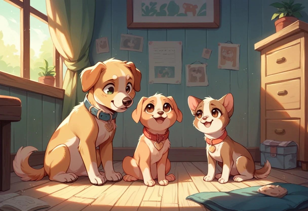 Small animals, Inside the pet cage, play, Small cute dog, Summer vacation