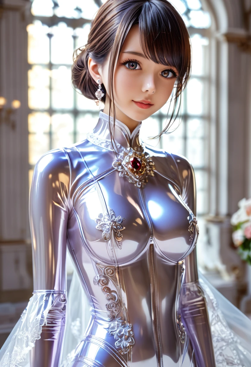 {realistic}, {{photography}}, (((masterpiece))), (((best quality))), ((ultra-detailed)), (illustration), ((an extremely delicate and beautiful)), beautiful detailed eyes,(detailed light),(beautiful detailed shadow), {{{kemono}}}, 着ぐるみ, {{rubber suit}}
