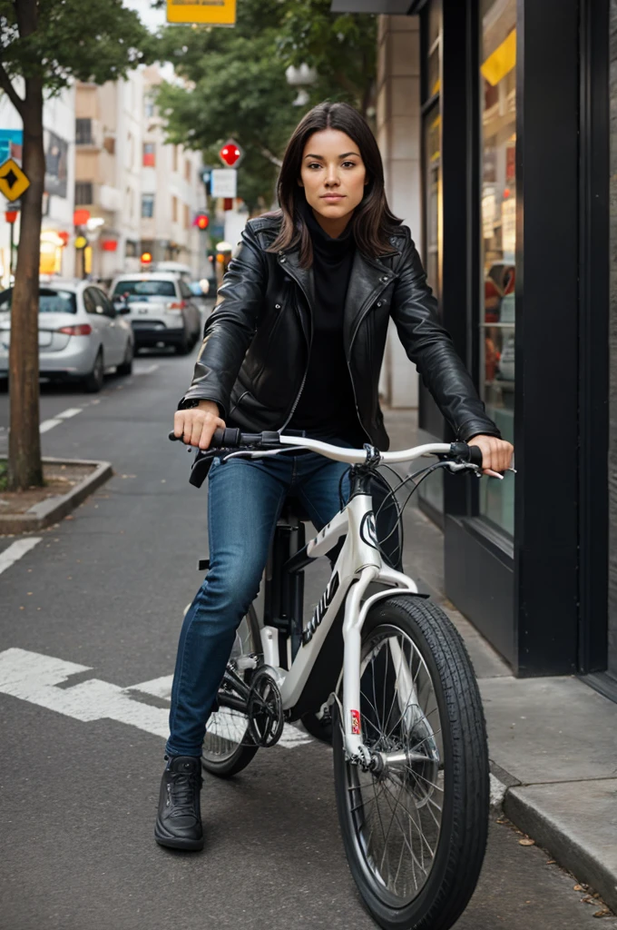 A theif on a bike