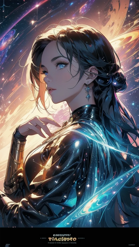 (((masterpiece, highest quality))),(((solo:1.2))),(((1girl:1.2))),(((32k wallpaper))),(very detailed, vintage science fiction),((((((cinematic movie poster)))))),(((((portfolio))))),(((((((Close-up))))))),,((((various angle)))),(((((ultimate highlight))))),((((complete. detailed face)))),(((((Extremely talented))))),(((most complicated machine))),(((text))),(((typography))),(((((best complicated machine))))),(((((genius mechanic))))),(((((gorgeous light leak))))),(((sparkling eyes))),(((hexagon))),(((Overly complicated background:beautiful galaxy)))