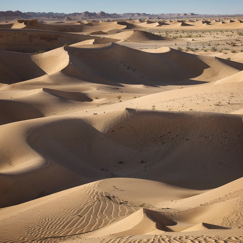 I want a 2D animated desert background