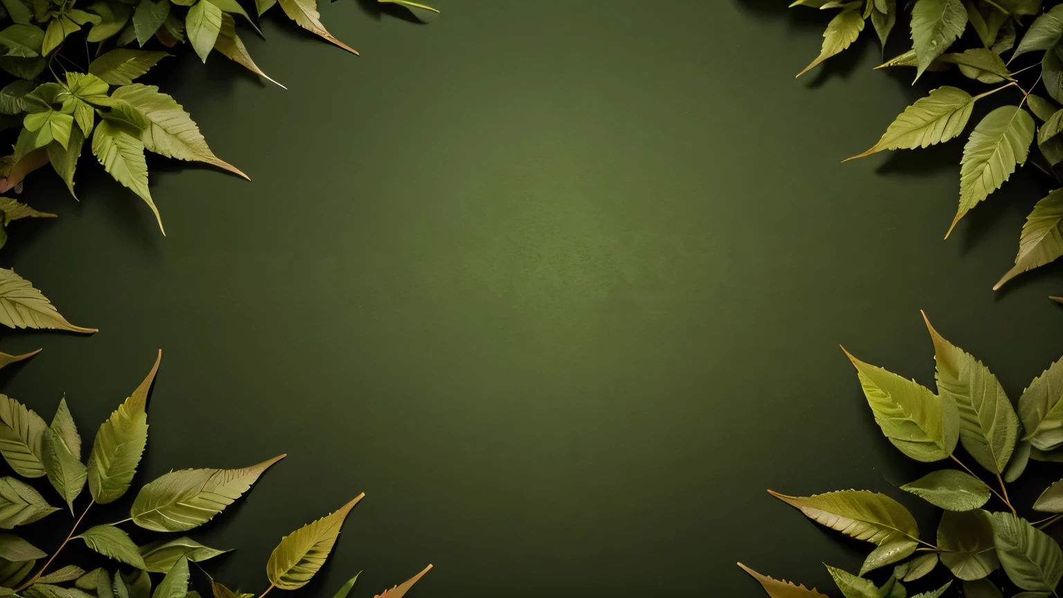 Design a warm and natural image of beautiful green leaves for a background or wallpaper