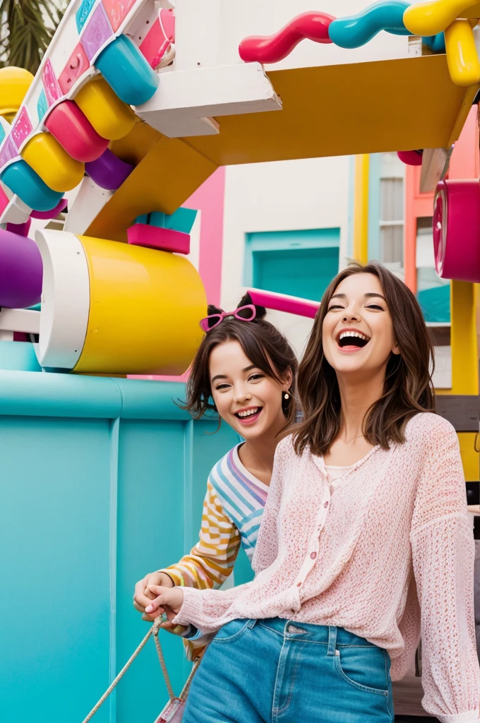 Playful and whimsical, good for a fun and light-hearted vibe.