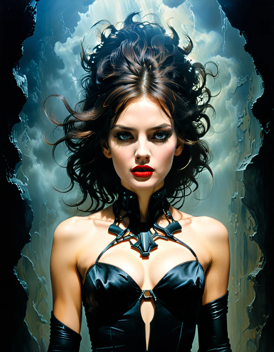 professional photograph of a unsung and mysterious movie still by Serge Birault and Michael Whelan and richard avedon , bold lines, hyper detailed, dark limited palette, dramatic lighting, (intricate details, masterpiece, best quality:1.4),