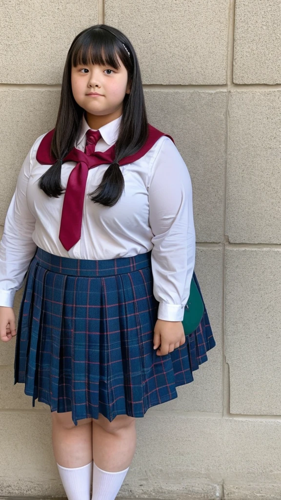 Vety fat school girl , , very obese , very big body ,