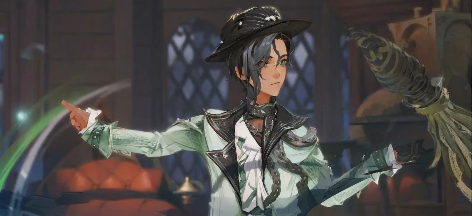 1boy. Black hair. Green Eyes. Dark Skin.