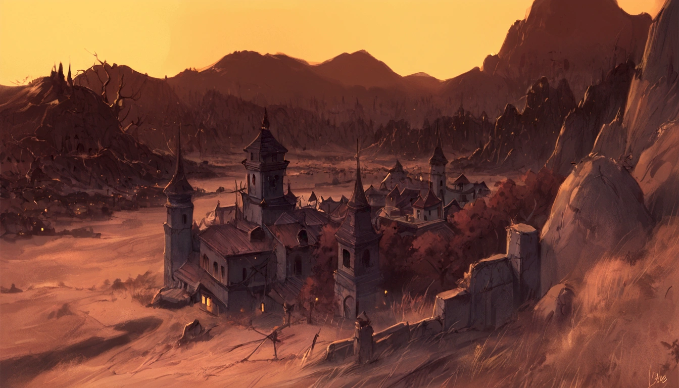 score_9, score_8_up, score_7_up, score_6_up, very dark and scary liar, sinister atmosphere, landscape, evil lions live here