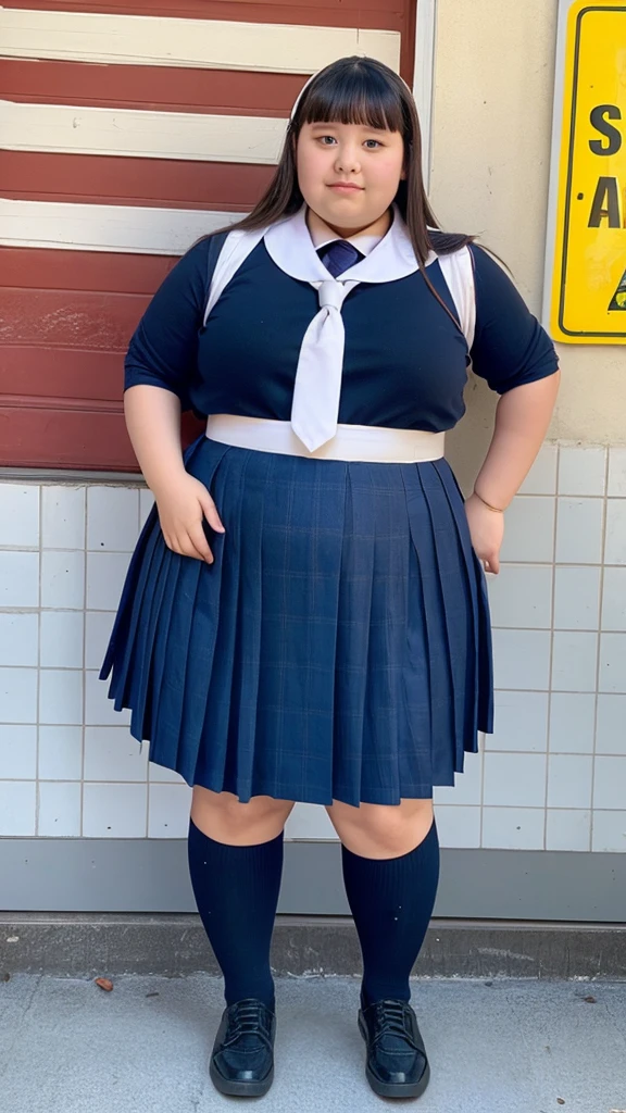Vety fat school girl ,age 12 years ,  very obese , very big body , 