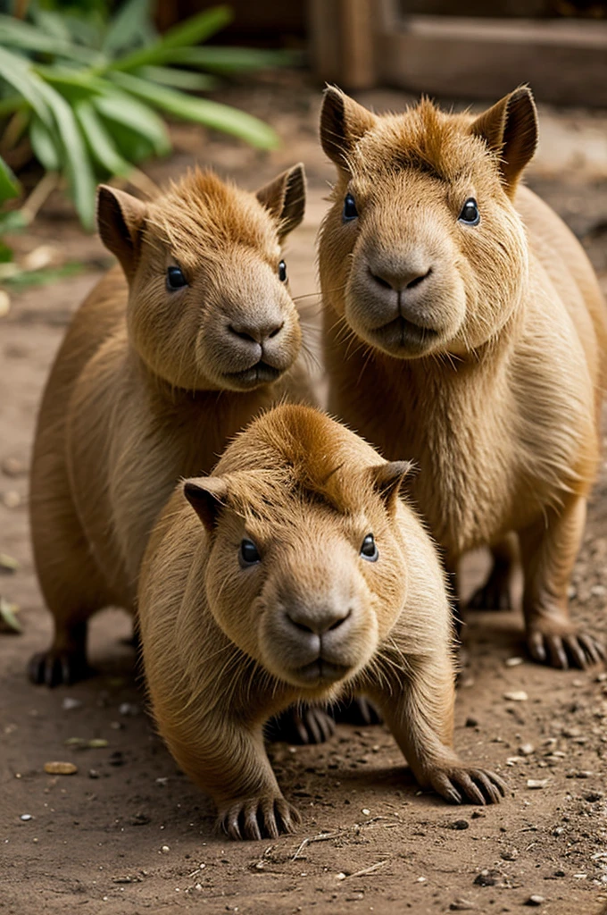 capybara in tender diaper