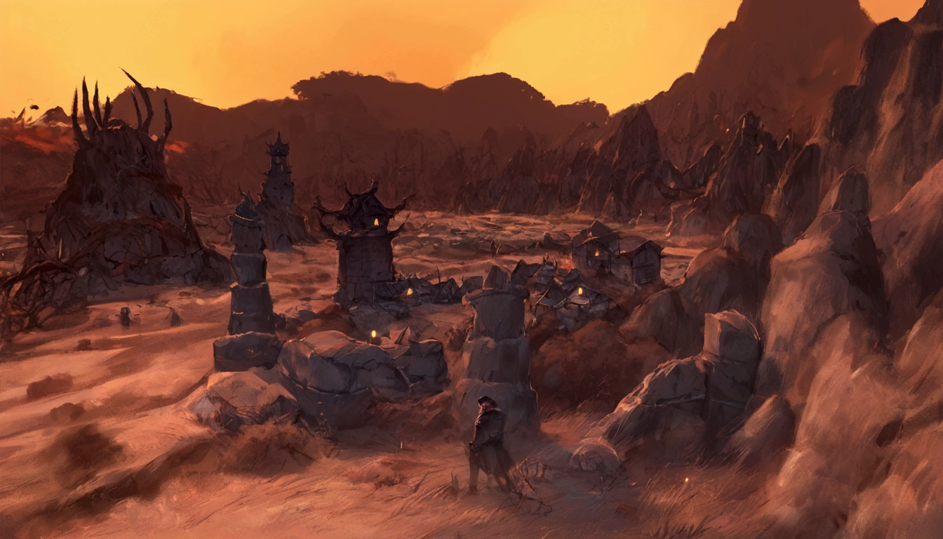 score_9, score_8_up, score_7_up, score_6_up, very dark and scary liar, sinister atmosphere, landscape, evil lions live here, the lions are patrolling the territory