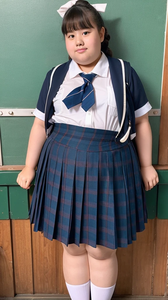 Vety fat school girl , ,  very obese , very big body , 