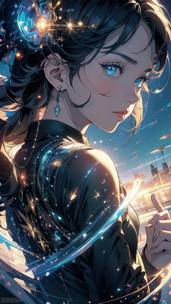 (((masterpiece, highest quality))),(((solo:1.2))),(((1girl:1.2))),(((32k wallpaper))),(very detailed, vintage science fiction),((((((cinematic movie poster)))))),(((((portfolio))))),(((((((Close-up))))))),,((((various angle)))),(((((ultimate highlight))))),((((complete. detailed face)))),(((((Extremely talented))))),(((most complicated machine))),(((text))),(((typography))),(((((best complicated machine))))),(((((genius mechanic))))),(((((gorgeous light leak))))),(((sparkling eyes))),(((hexagon))),(((Overly complicated background:beautiful sky)))