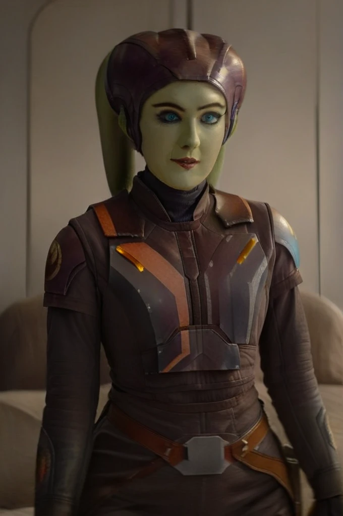 cinematic film still star wars hera syndulla sigh at tequila wolf score_9, score_8_up, score_7_up, score_6_up, score_5_up, score_4_up, ((( hera syndulla ))) wearing wearing armor
, blue eyes, tentacle hair, ((( hera syndulla ))) , green skin, colored skin, facial mark, medium breasts, ((black with red trim flame dress skirt)), no pants, bare shoulders, guantlets, hip armor, skirt, pants, brown boots, solo, seductively lying on bed in her lingerie, nude ,seductive smile, looking at viewer, indoors