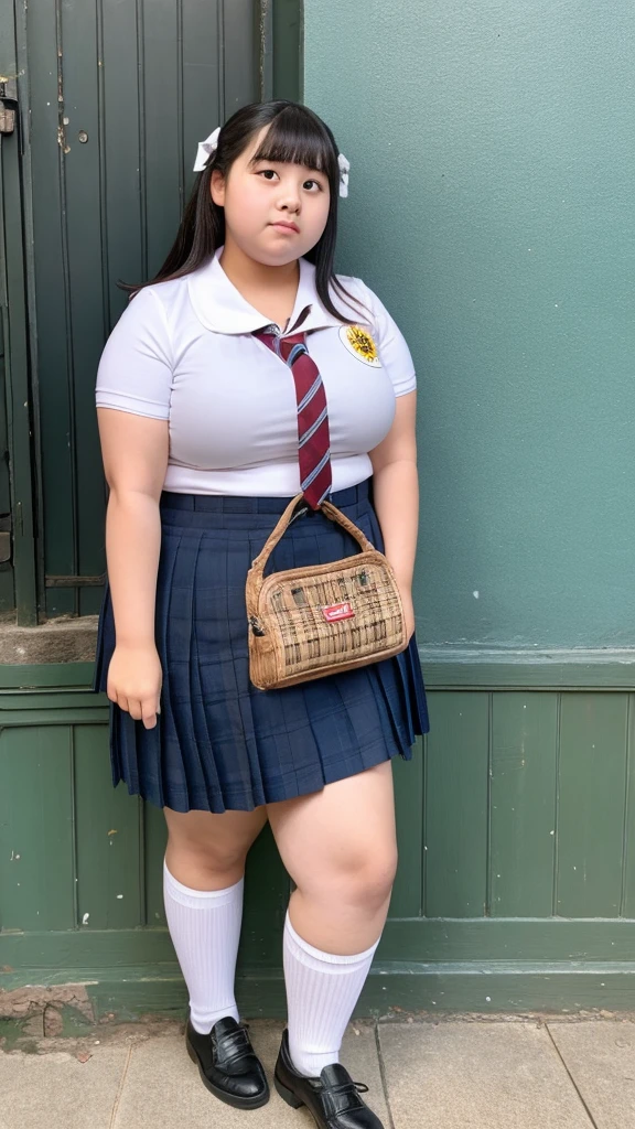 Vety fat school girl , ,  very obese , very big body , 
