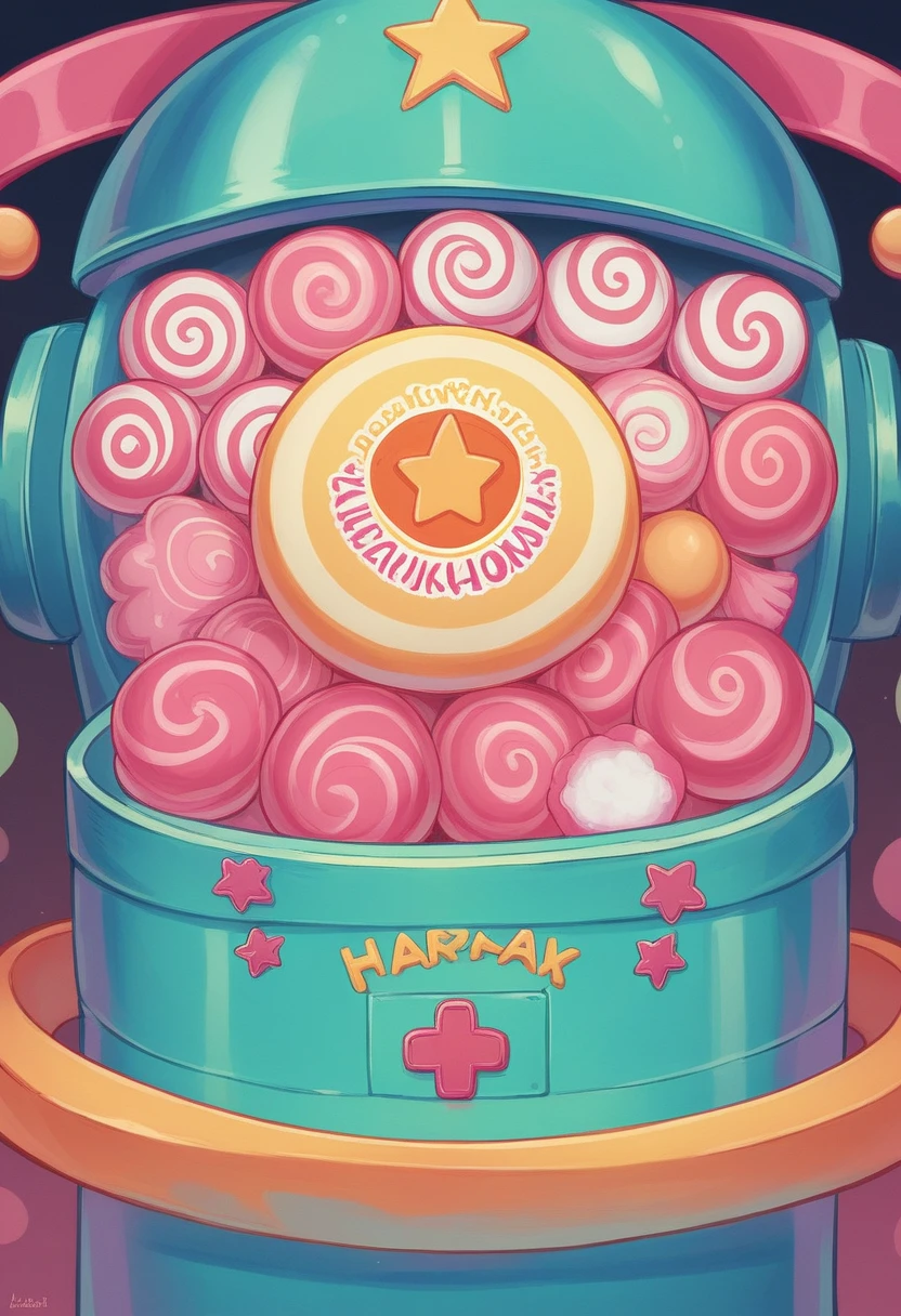A vibrant and creative logo for "ArtDaAnna", a company that organizes children's events. The design features a whimsical popcorn machine, cotton candy, and toys. The logo is colorful and lively, with an animated font for the company name. The overall composition is fun and engaging, capturing the essence of a memorable and joyful children's event.