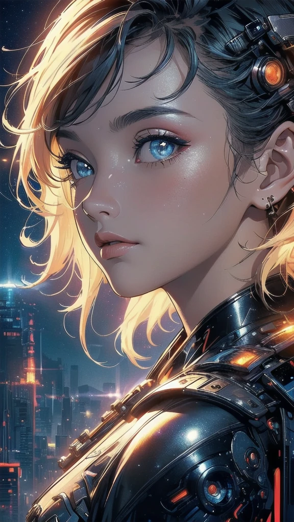 (((masterpiece, highest quality))),(((solo:1.2))),(((1girl:1.2))),(((32k wallpaper))),(very detailed, vintage science fiction),((((((cinematic movie poster)))))),(((((portfolio))))),(((((((Close-up))))))),,((((various angle)))),(((((ultimate highlight))))),((((complete. detailed face)))),(((((Extremely talented))))),(((most complicated machine))),(((text))),(((typography))),(((((best complicated machine))))),(((((genius mechanic))))),(((((gorgeous light leak))))),(((detailed amazing sparkling eyes))),(((hexagon))),(((Overly complicated background:beautiful sky)))