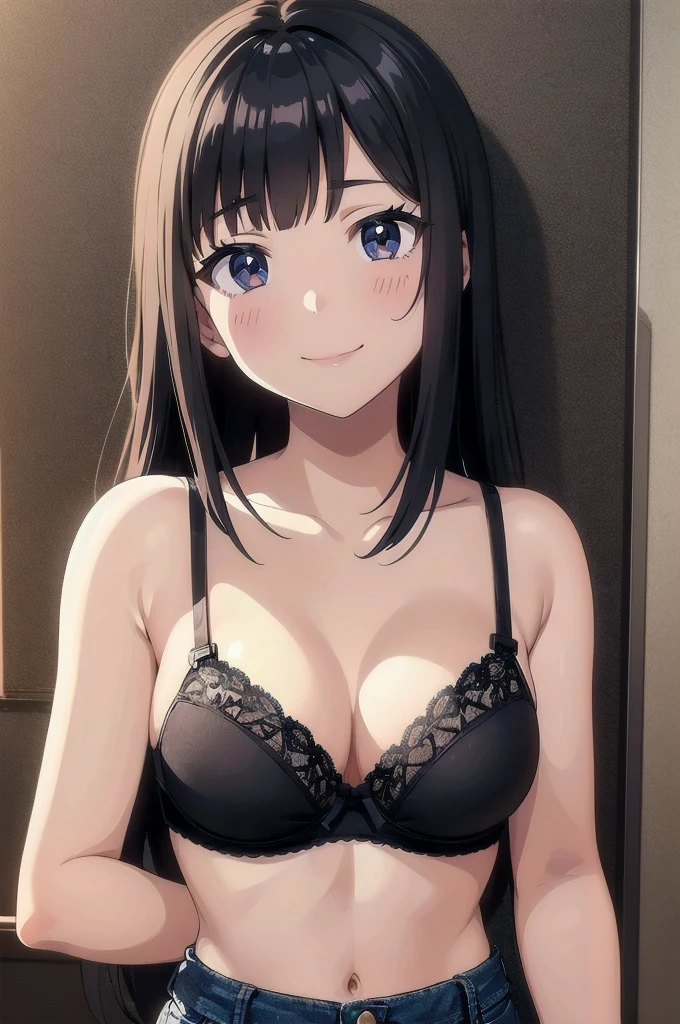 Real beautiful girl 14 Talented Girl Cute face Big Eyes whole body Shorts Bra Top low length clear smile Middle school students