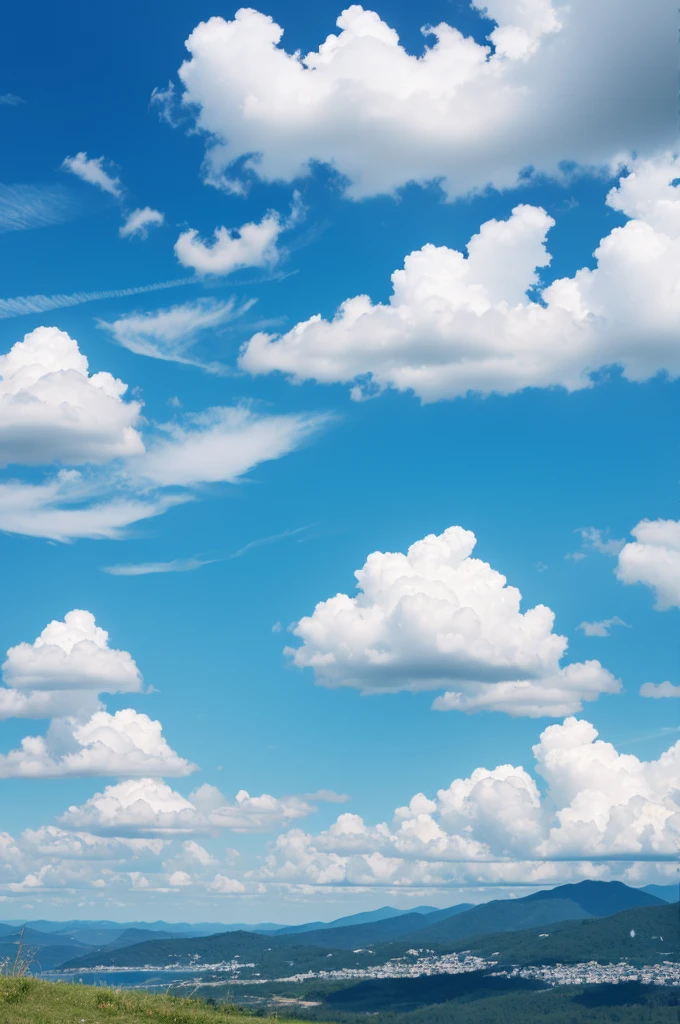 Beautiful blue sky