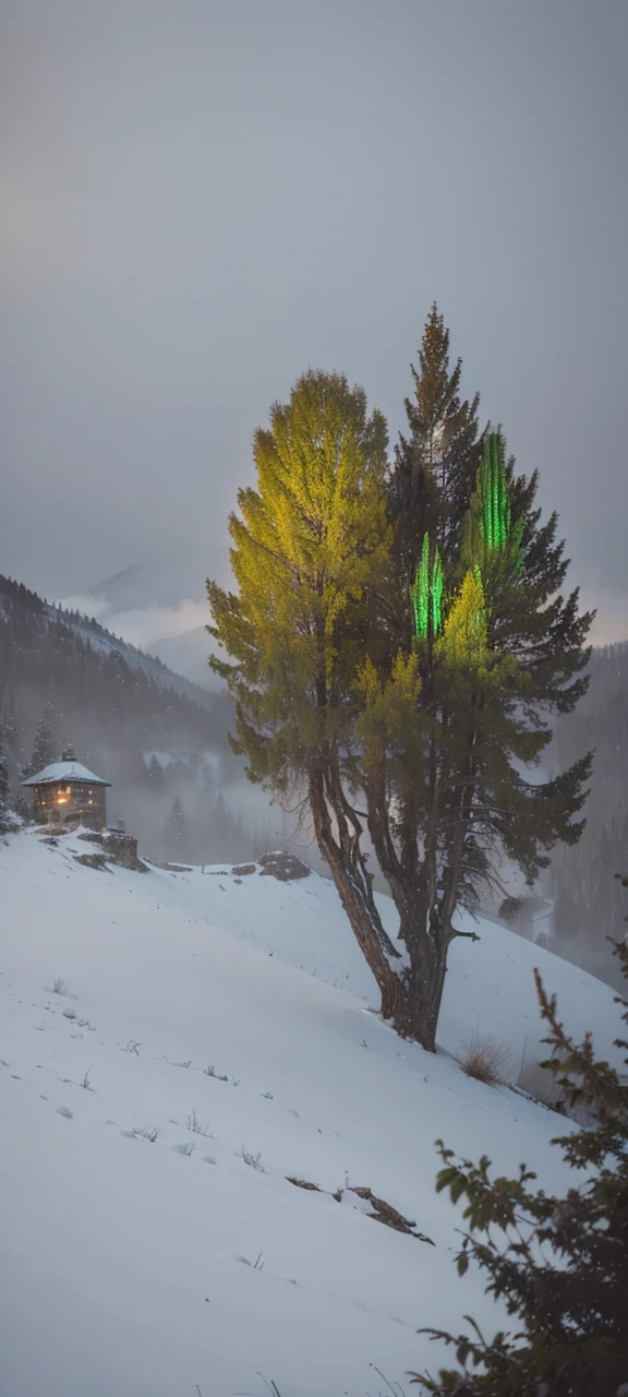 (masterpiece, best quality:1.4), cinematic light, colorful, high contrast, mountain, grass, tree, night, (horror (theme):1.2), (monster:1.2), dark