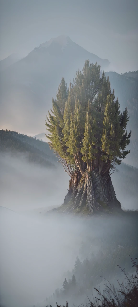 (masterpiece, best quality:1.4), cinematic light, colorful, high contrast, mountain, grass, tree, night, (horror (theme):1.2), (monster:1.2), dark