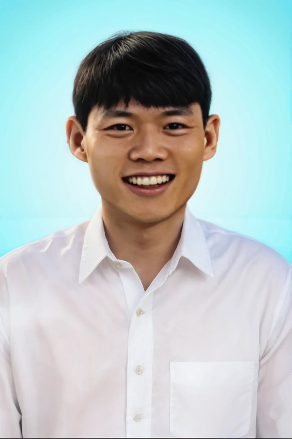 Highly realistic photo, Portrait of a 25 year old Vietnamese old man, masterpiece,best quality,(photo realistic: 1.1),8k raw photo,a,detailed face,detailed skin,depth of field,