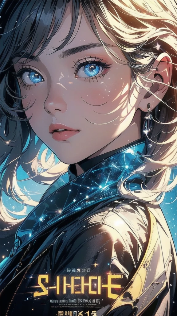 (((masterpiece, highest quality))),(((solo:1.2))),(((1girl:1.2))),(((32k wallpaper))),(very detailed, vintage science fiction),((((((cinematic movie poster)))))),(((((portfolio))))),(((((((Close-up))))))),,((((various angle)))),(((((ultimate highlight))))),((((complete. detailed face)))),(((((Extremely talented))))),(((most complicated machine))),(((text))),(((typography))),(((((best complicated machine))))),(((((genius mechanic))))),(((((gorgeous light leak))))),(((detailed amazing sparkling eyes))),(((hexagon))),(((Overly complicated background:beautiful sky))),