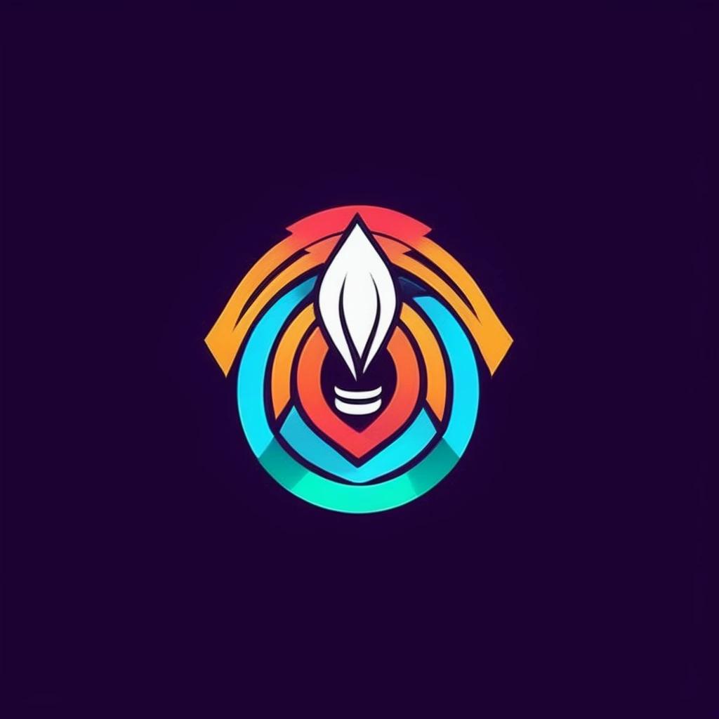 Logo of Shuttlecock, hike, modern, colorful, LogoRedAF