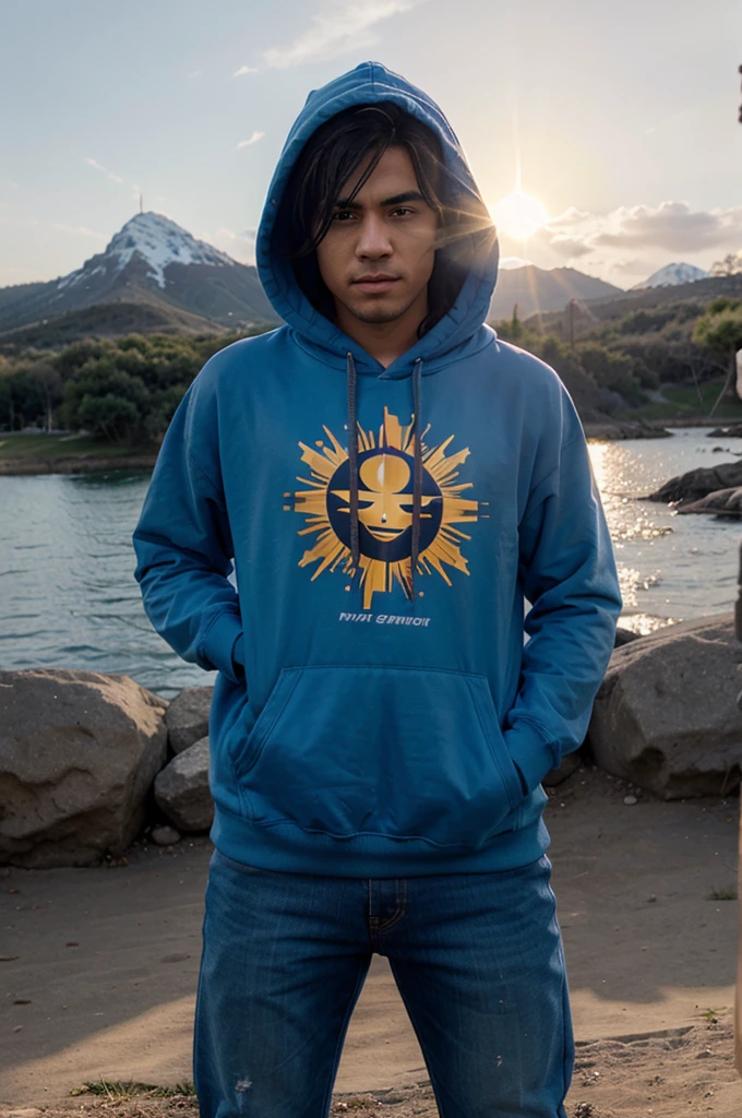Hoodie guy has the power of gear 5, Nika, the sun god