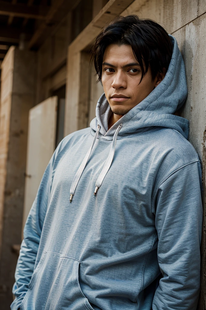 Hoodie guy has powers like Monkey D Luffy Gear 5