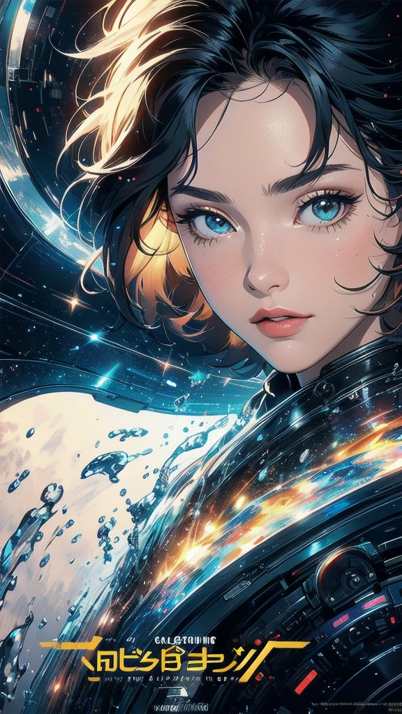(((masterpiece, highest quality))),(((solo:1.2))),(((1girl:1.2))),(((32k wallpaper))),(very detailed, vintage science fiction),((((((cinematic movie poster)))))),(((((portfolio))))),(((((((Close-up))))))),,((((various angle)))),(((((ultimate highlight))))),((((complete. detailed face)))),(((((Extremely talented))))),(((most complicated machine))),(((text))),(((typography))),(((((best complicated machine))))),(((((genius mechanic))))),(((((gorgeous light leak))))),(((detailed amazing sparkling eyes))),(((hexagon))),(((Overly complicated background:unlimited galaxy))),