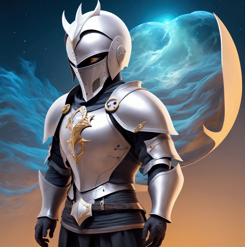 knight, boy, wear armor