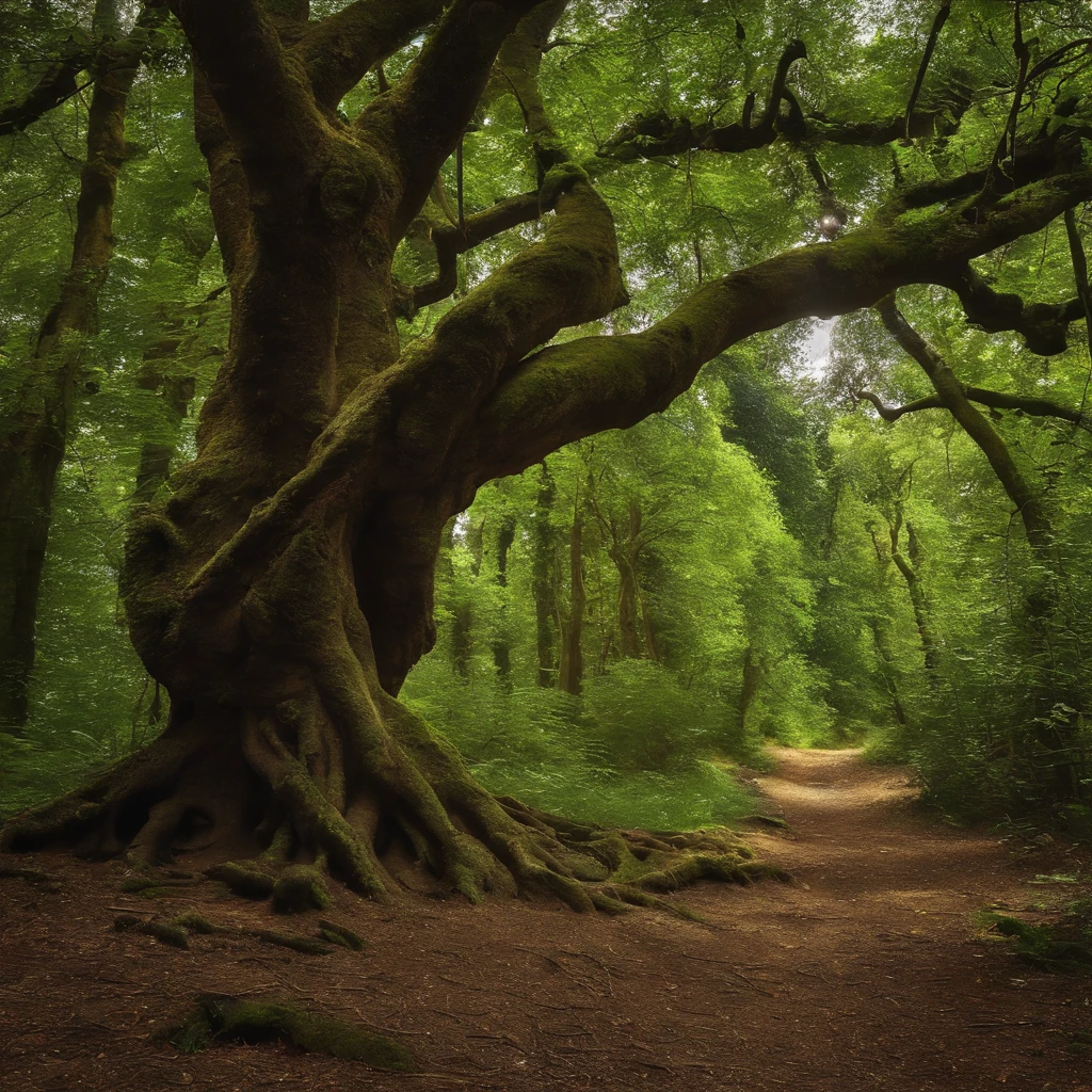 Un jour, alors qu'il se promenait dans la forêt sacrée qui bordait Iboma, Assane came across an old morello cherry with weathered skin.. She told him the legend of a powerful spirit, Gold, who lived in the depths of the mountain. According to legend, Gold pouvait exaucer les vœux les plus fous, mais à un prix terrible.