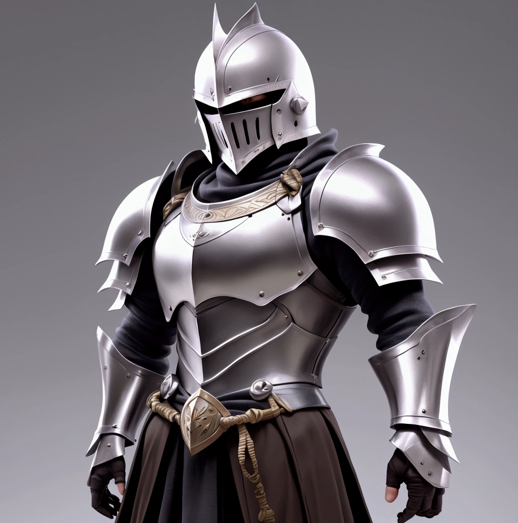 knight, boy, wear armor