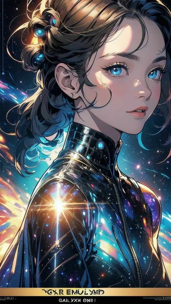 (((masterpiece, highest quality))),(((solo:1.2))),(((1girl:1.2))),(((32k wallpaper))),(very detailed, vintage science fiction),((((((cinematic movie poster)))))),(((((portfolio))))),(((((((Close-up))))))),,((((various angle)))),(((((ultimate highlight))))),((((complete. detailed face)))),(((((Extremely talented))))),(((most complicated machine))),(((text))),(((typography))),(((((best complicated machine))))),(((((genius mechanic))))),(((((gorgeous light leak))))),(((detailed amazing sparkling eyes))),(((hexagon))),(((Overly complicated background:unlimited galaxy))),