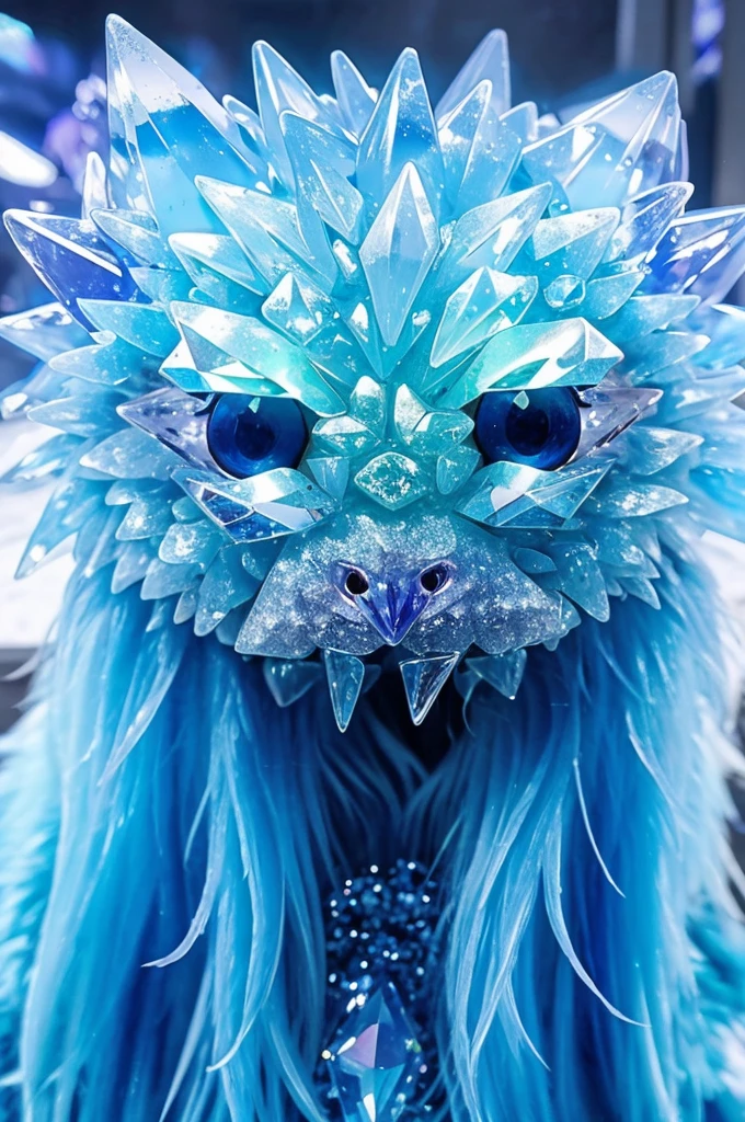 Cute crystal monster, Rich details 8k brilliant bright quality