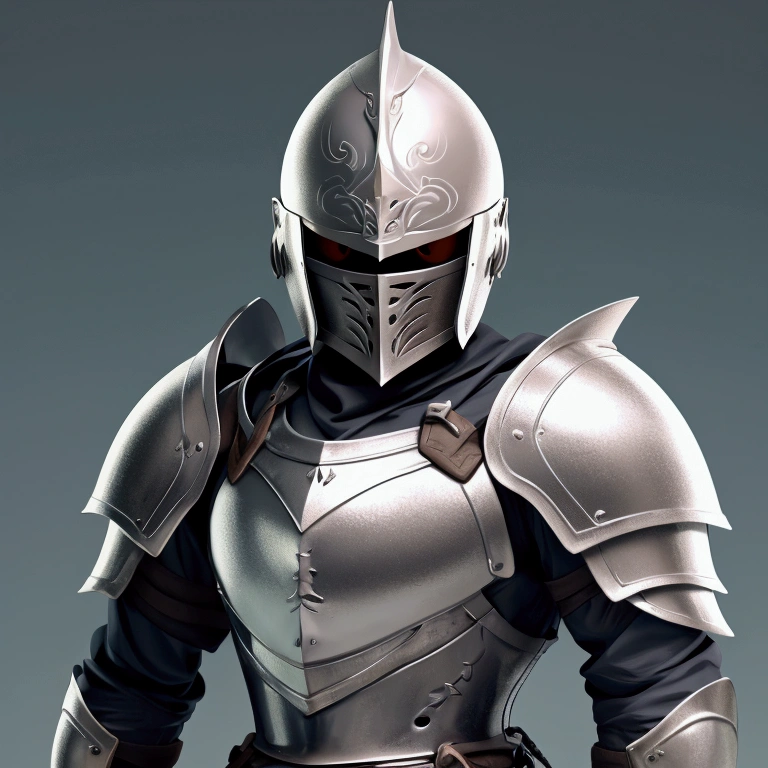 knight, boy, wear armor