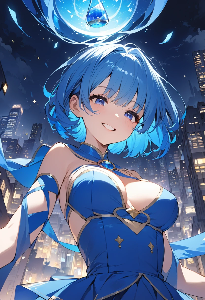 (masterpiece, highest quality:1.2), One Girl, alone,blonde、Upper body naked、Mid-chest、Black Knee High、Blue Hair、Nipple erection、Raise your hands and fold them behind your back、Drooling from the mouth、Half naked、Stand up and lift your legs、squint、Optical illusion、detailed、stand up、Standing on one leg、Lift your legs、whole body、whole、Lift your legs straight up、Put one foot on the ground、Blue Hair, Againm \(Again:zero\), [smile], blush, city,, masterpiece, highest quality, Perfect lighting, One girl, skirt, medium bAgainasts, masterpiece, Highest_quality, 1 person, solo, Hips, Big Ass, From the back, Light blue hair、Short hair、blue eyes、Againmu(Again:zero)、Drooling from the mouth、Open your mouth、Sticking out tongue