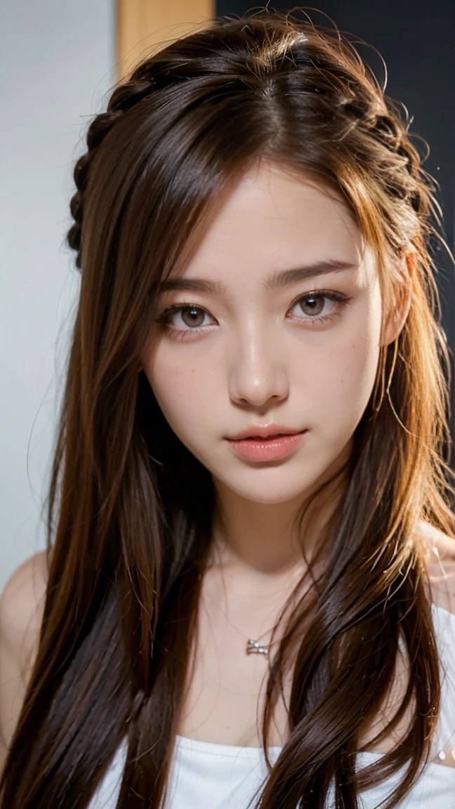 25-year-old Caucasian female、Dark Blonde、blue eyes、Long Hair、Hair set、Her hair is loosely braided、It&#39;s about shoulder-length.、smile、Wrist Accessories、A slim but well-proportioned muscular body、smile、Large Breasts、Wear a dress、Wear a cardigan over a jacquard dress、I&#39;Iはゆったりしたスカートを着ています、smile、tall、Wearing Sandals、I&#39;Iは近くのスーパーで買い物をしています.、Push Cart、No panties、No bra、（Expressions of ecstasy), Spread your legs, Squatting in ecstasy, Real nipples, Real Pussy