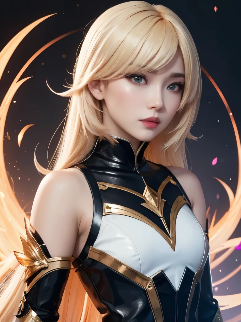 Lunox, mobile legends bang bang, fanart, Skin Epic Limited, blondie hair, butterflys