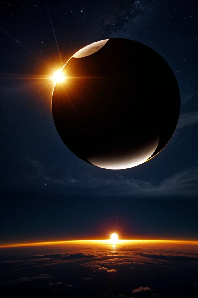 A solar eclipse wallpaper 