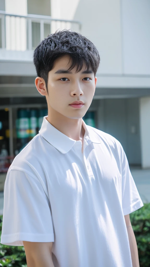 Asian alpha male in white shirt looking at camera, Shin Jinying, Kim Do-young, Paint Ulzzang, Shen Quanrui, korean men, Shin Jin Young&#39;s Aesthetics, faceเกาหลีที่น่ารัก, handsome young man&#39;face, Jaeyong Nam, beautiful eyes、Kim Taejoon, Hyungtae, Inspiration from Jong Suk Lee, Avatar, Korean artist, Jung Jae Hyo 