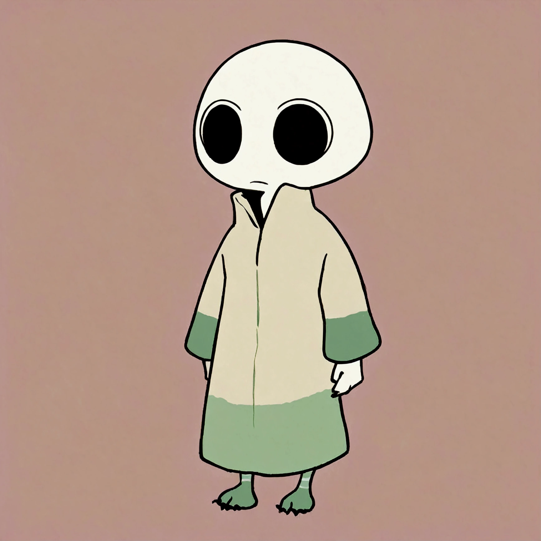 Create an animation where the uploaded character is walking in a loop. Ensure the walk cycle is smooth and natural. The character must retain its original non-human appearance, including all distinctive features, colors, and proportions as seen in the uploaded image. Do not alter the character to resemble a human in any way. The background should be simple and neutral, allowing the focus to remain on the character. The character should move from left to right across the screen.