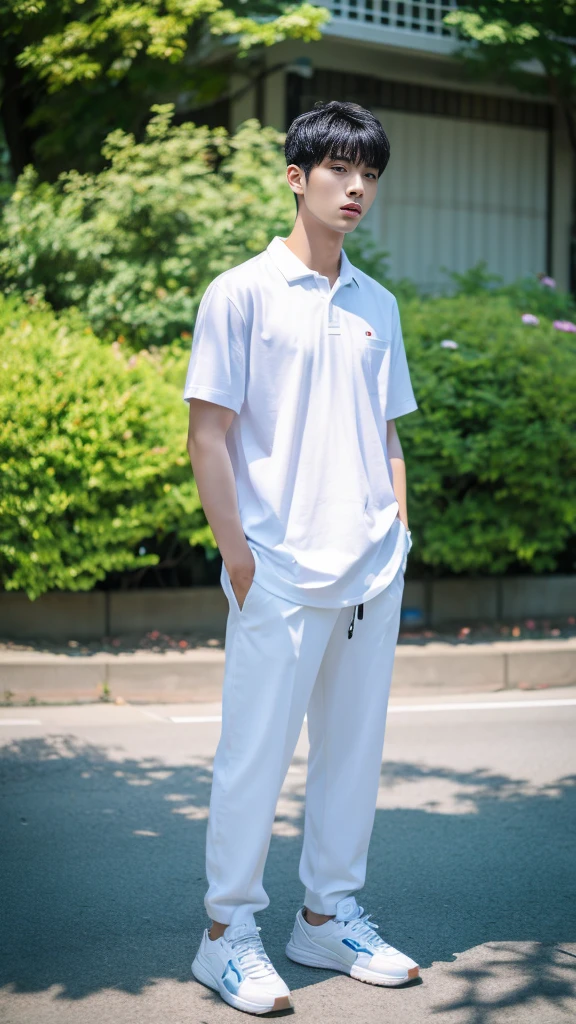 Asian alpha male in white shirt looking at camera, Shin Jinying, Kim Do-young, Paint Ulzzang, Shen Quanrui, korean men, Shin Jin Young's Aesthetics, faceเกาหลีที่น่ารัก, handsome young man'face, Jaeyong Nam, beautiful eyes、Kim Taejoon, Hyungtae, Inspiration from Jong Suk Lee, Avatar, Korean artist, Jung Jae Hyo